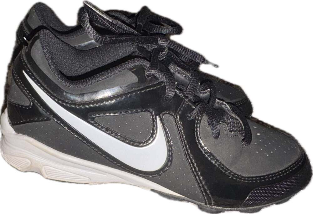 Nike MVP Keystone Youth Baseball Cleats Black White Size 13C